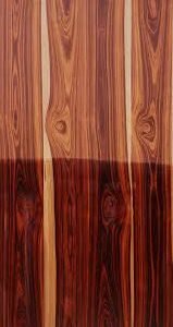 Etched wooden surface