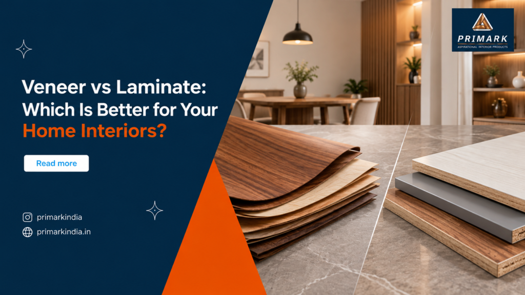 Veneer vs Laminate: Which Is Better for Your Home Interiors? 